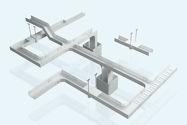 Macromolecule alloy cable tray