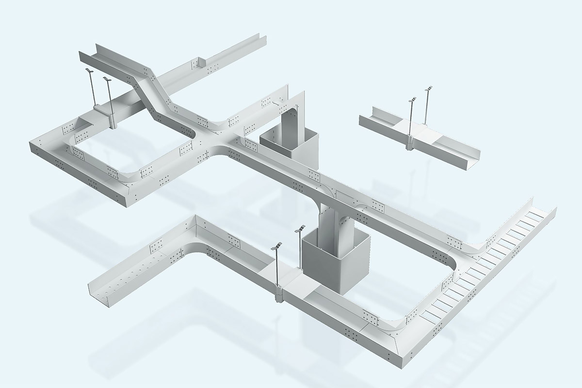 Macromolecule alloy cable tray 2