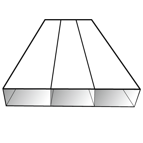 Macromolecule alloy cable tray